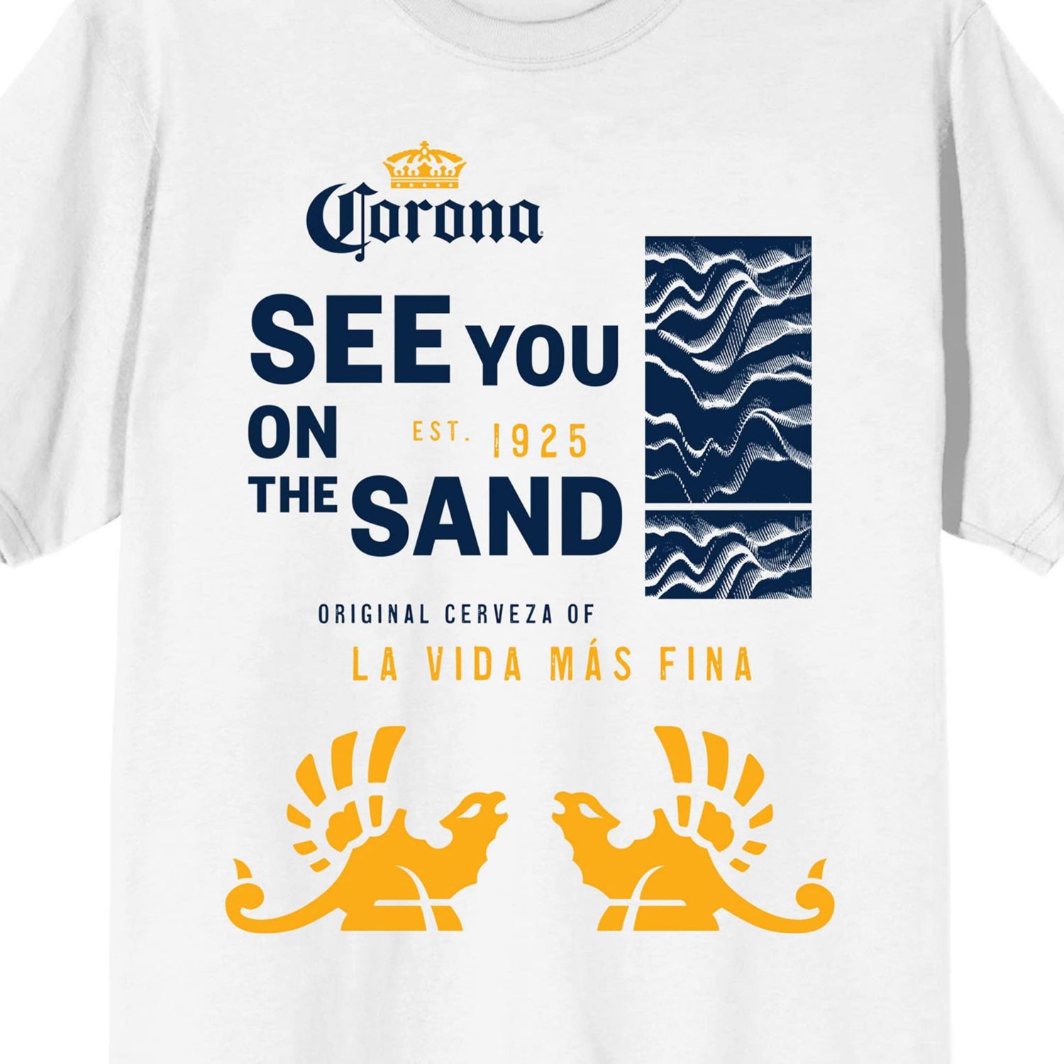 Big & Tall See You On The Sand White T-shirt - 6XL