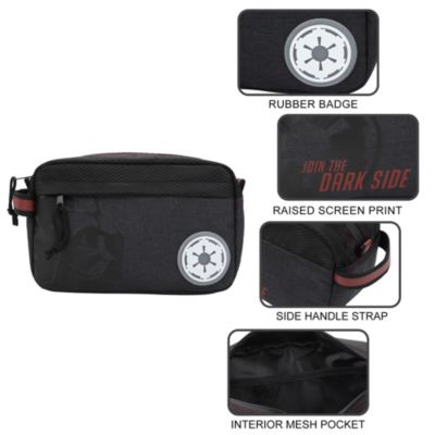 Toiletry Bag with Rubber Badge Imperial Logo