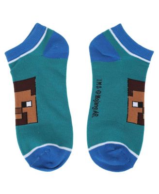 Women's Character Heads 5-Pair Ankle Socks