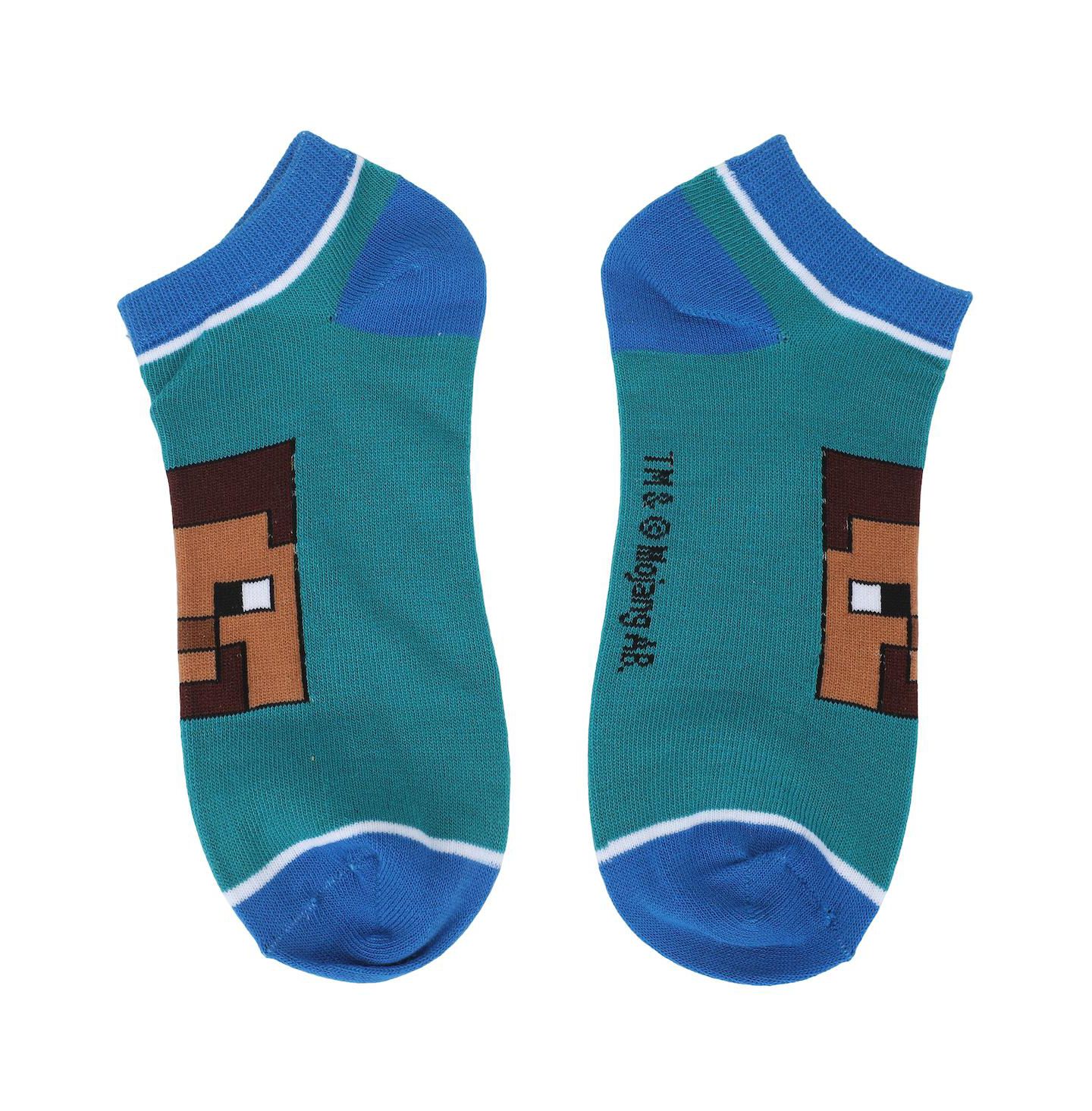 Носки Heads, низкие — Minecraft, цвет: Разноцветный — фото 4