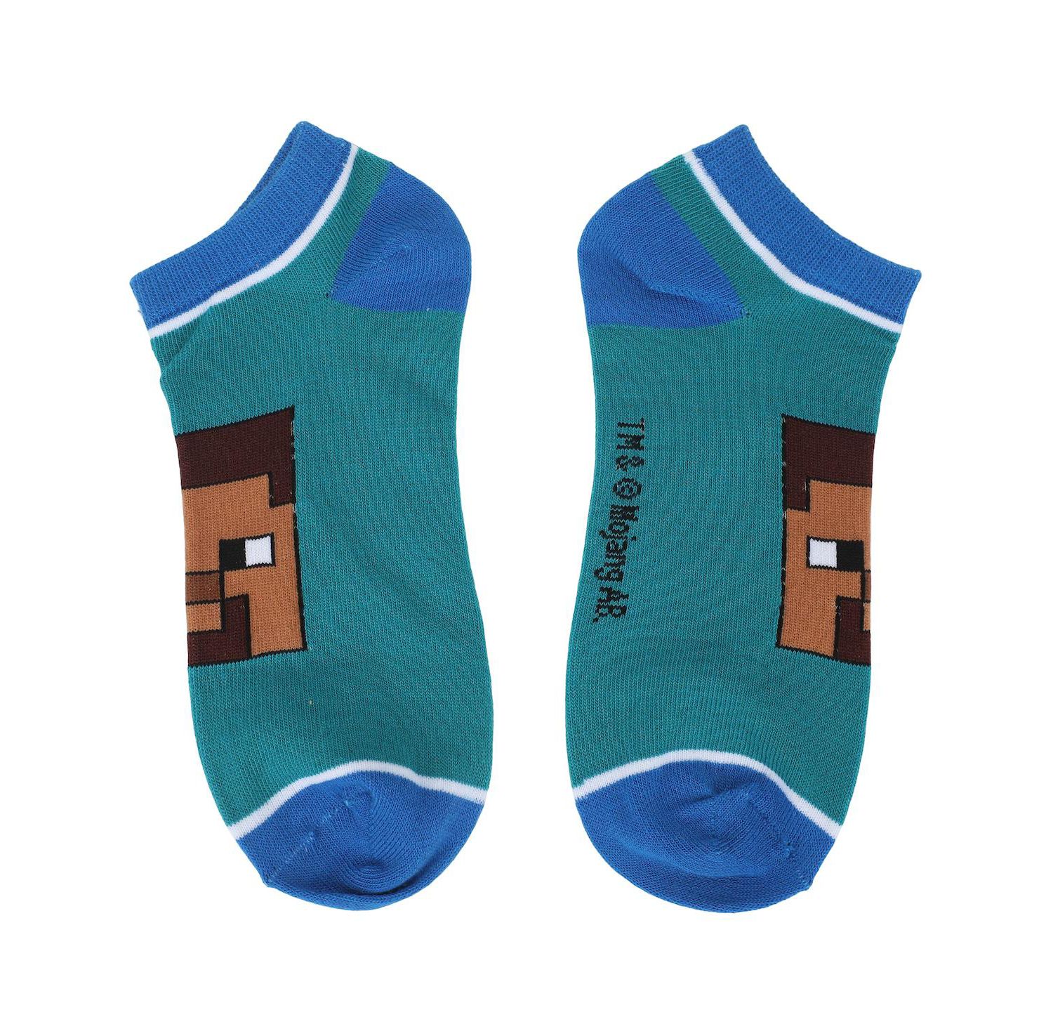 Women's Character Heads 5-Pair Ankle Socks
