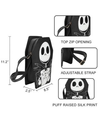 Jack Skellington Coffin 11" Crossbody Bag