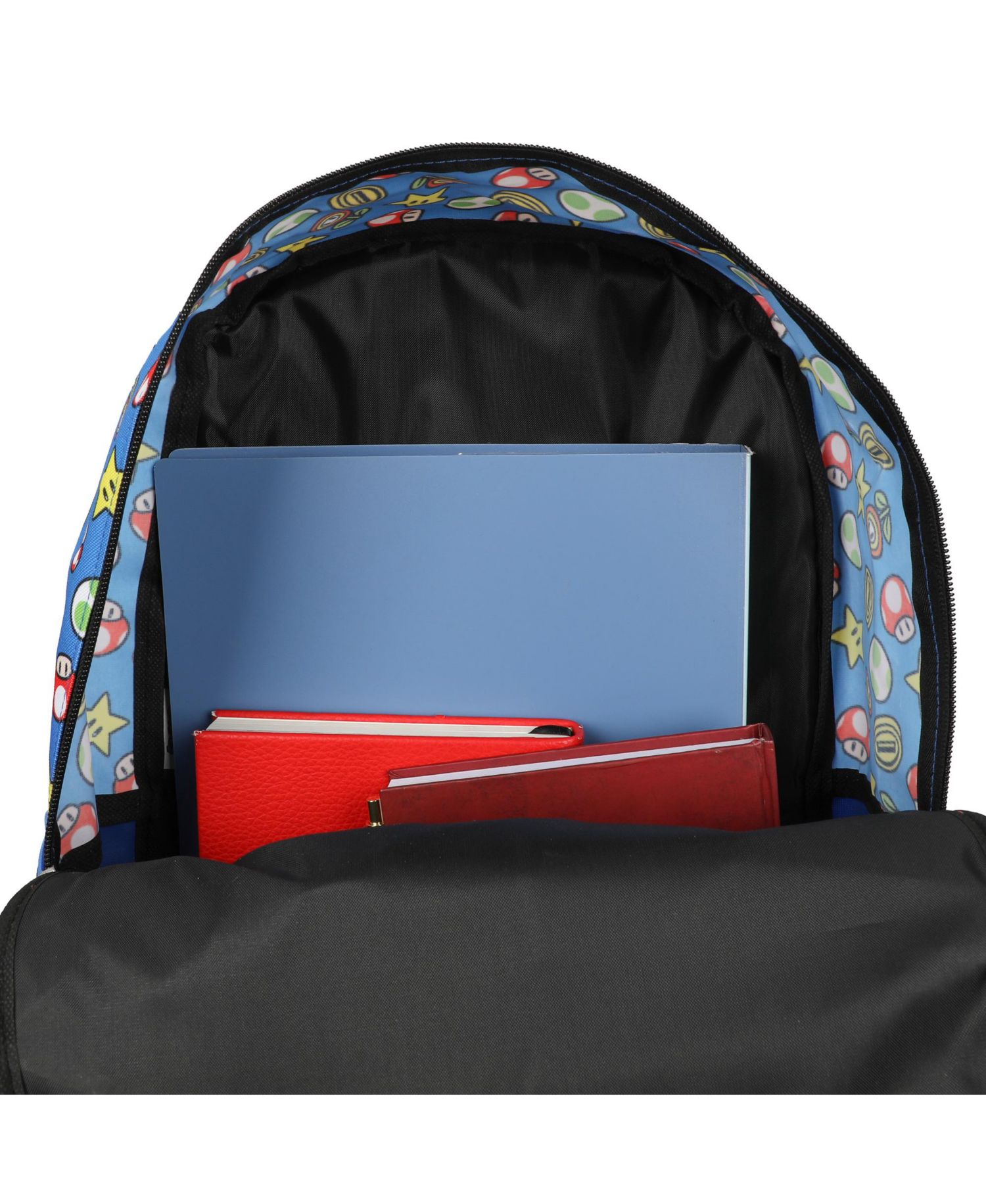 Bros Characters and Power Ups 16 Inch Youth 5 Piece Backpack Set