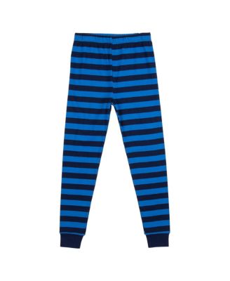 Little Boys Classic Characters Youth Blue Striped Long Sleeve Pajama Set