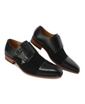 Men's Double Monk Strap Two-Tone Loafer