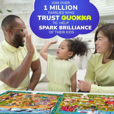 4 x 60 Pieces Jigsaw Puzzles for Kids Ages 4-6