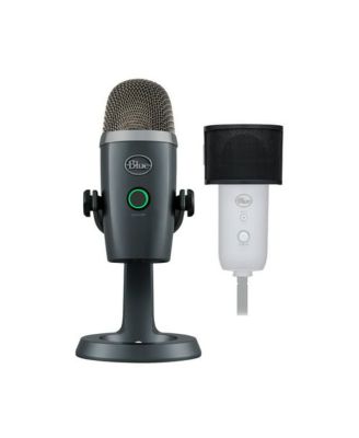 Yeti Nano Premium USB Mic (Shadow Grey) Podcaster's Bundle