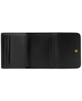 COACH Mila Small Leather Flap Wallet - Macy's