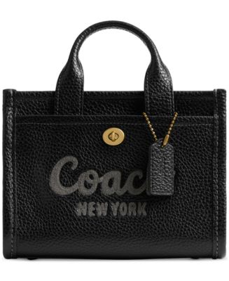 【美品✨️激レア】COACH CARGO TOTE 20 レキシー 2way 黒 COACH Mini Leather Cargo Tote Bag 20 - Macy's