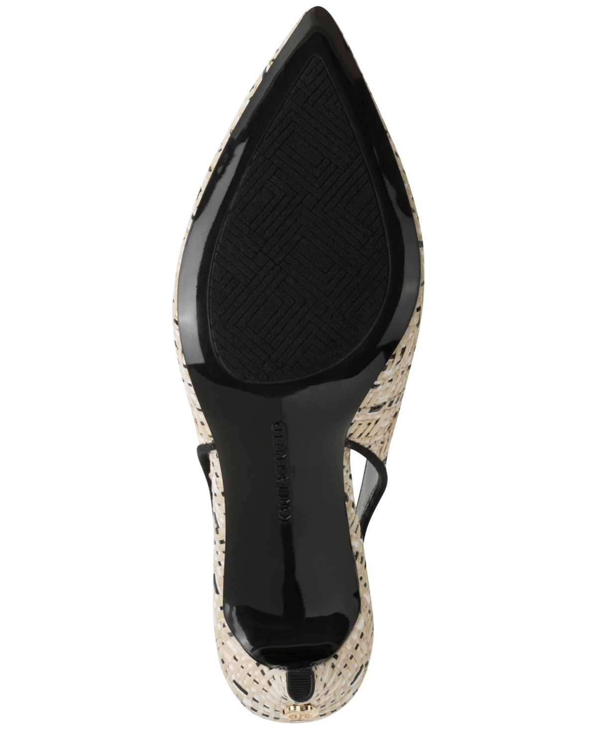 Karl Lagerfeld Women's Rosalyn Slingback Pumps In Natural,black