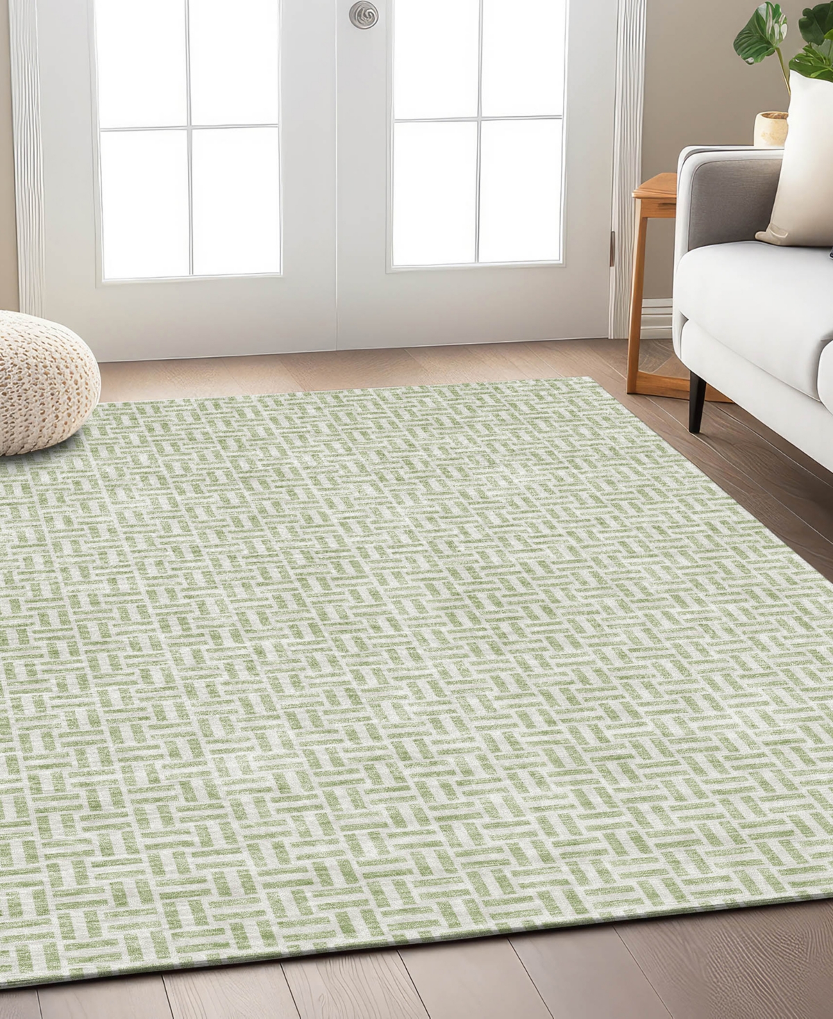Addison Chantille Acn911 8'x10' Area Rug In Sage