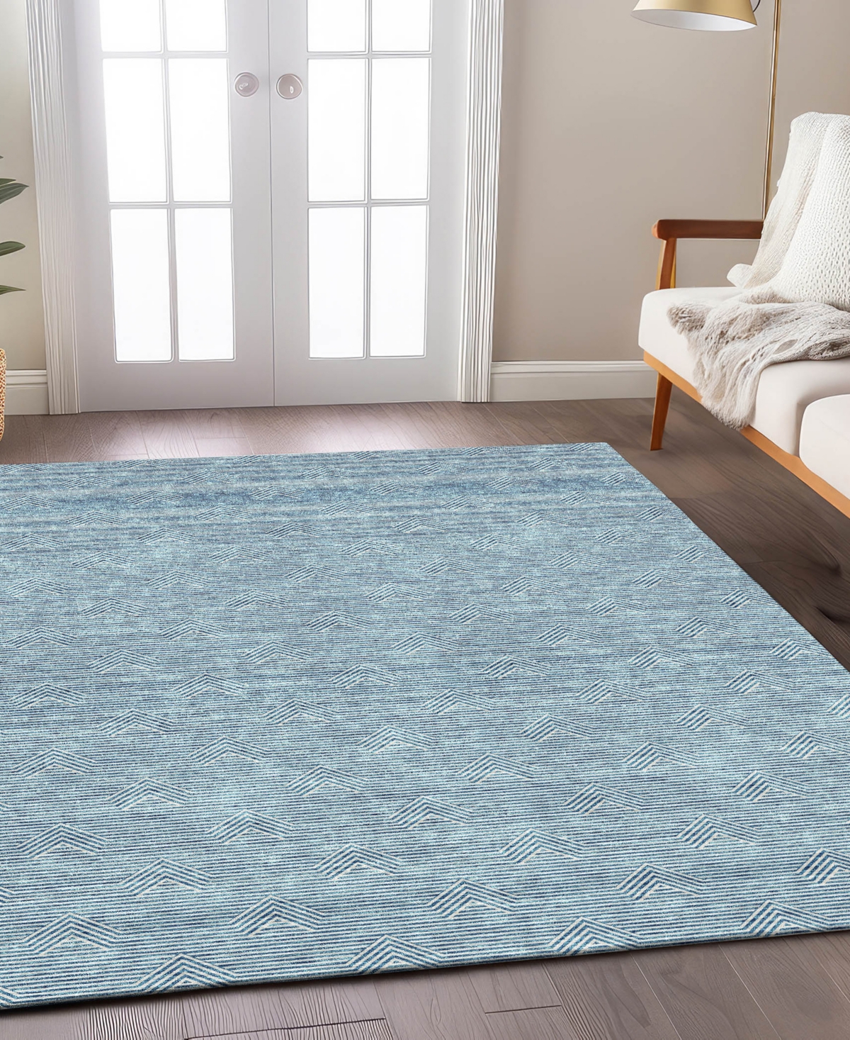 Addison Chantille Acn910 2'6"x3'10" Area Rug In Teal