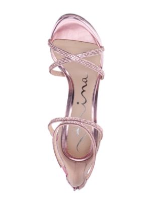 Women's Ryann Almond Toe Strappy Platform Sandals