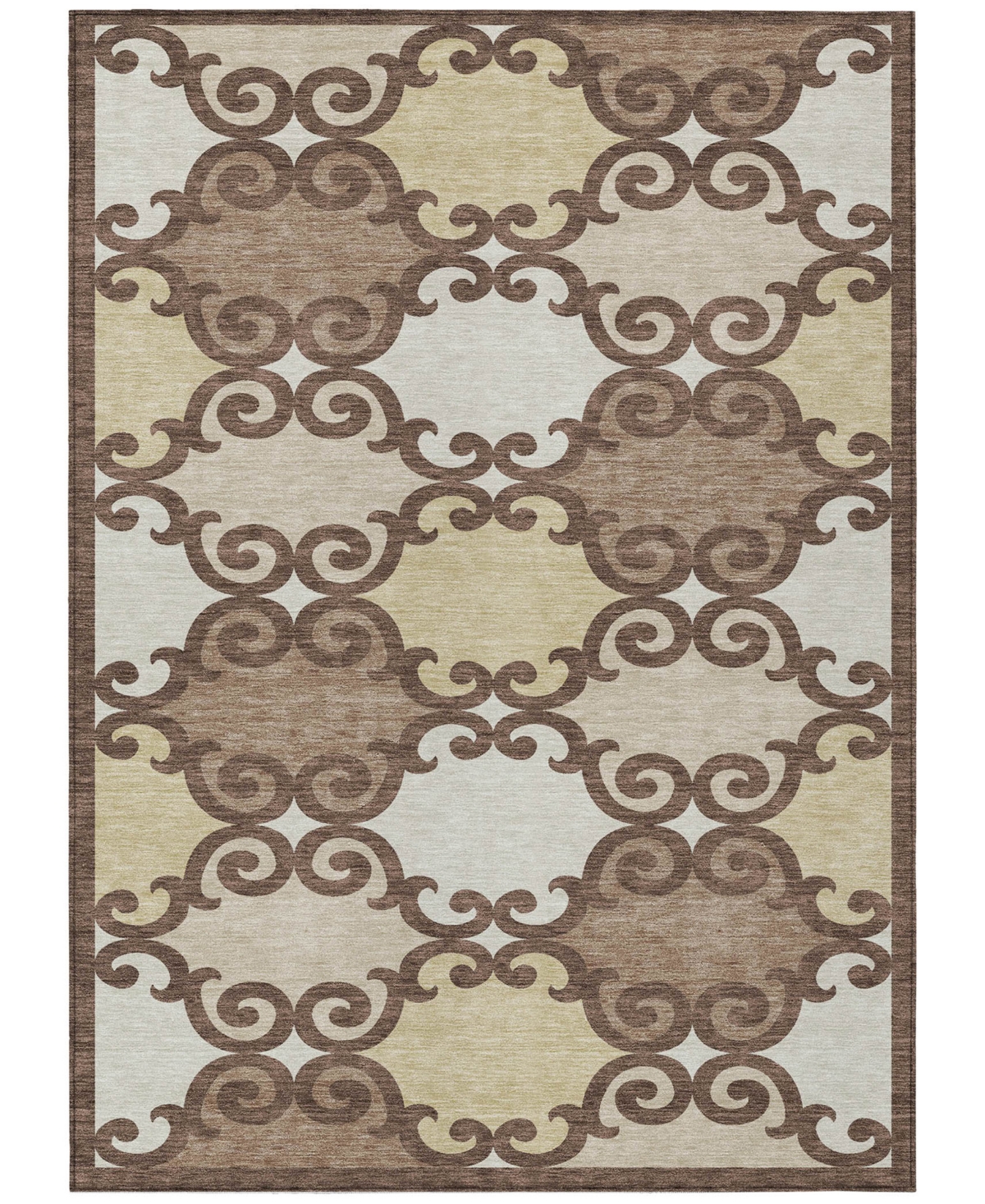 Addison Chantille Acn883 8'x10' Area Rug In Brown