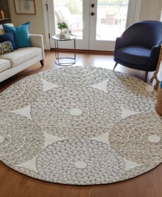 Addison Chantille Machine Washable ACN882 8'x8' Round Area Rug