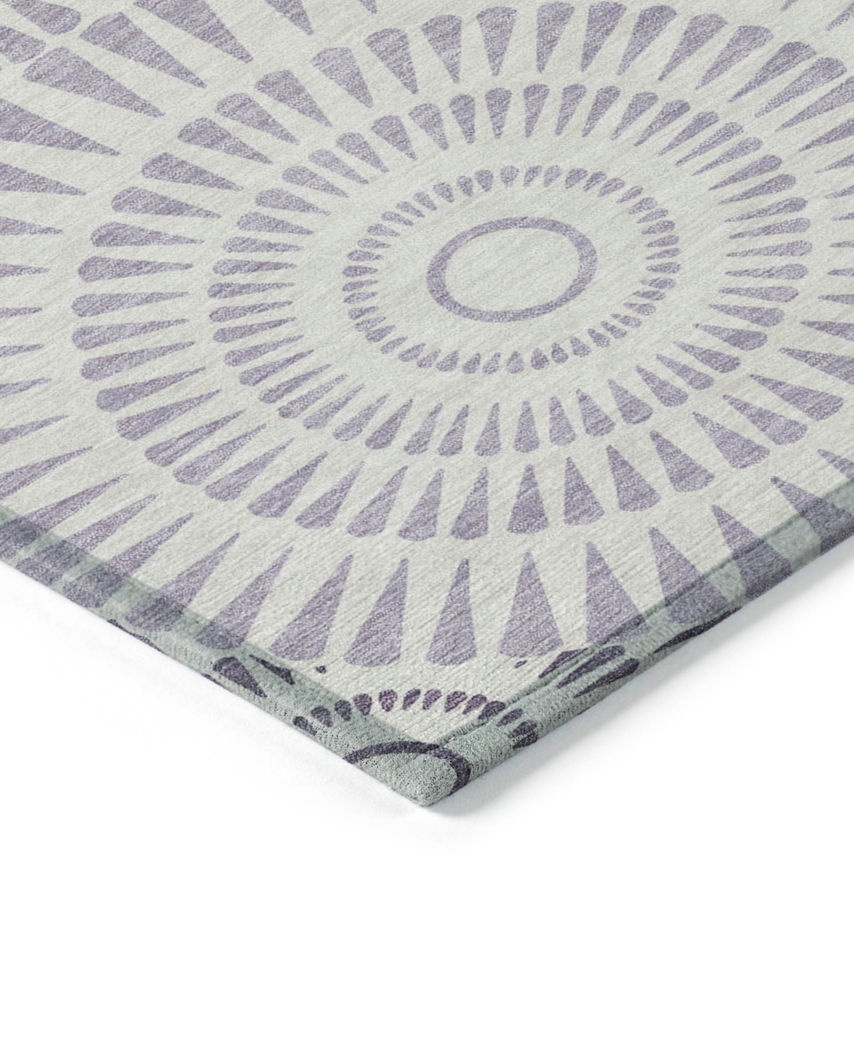 Addison Chantille Acn877 9'x12' Area Rug In Lavender