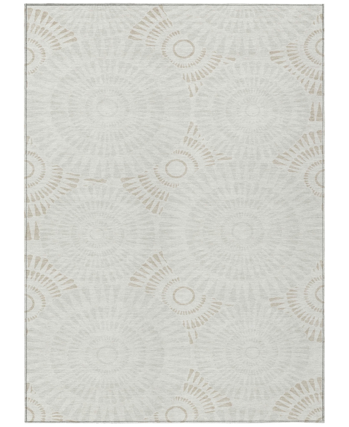 Addison Chantille Acn877 5'x7'6 Area Rug In Ivory
