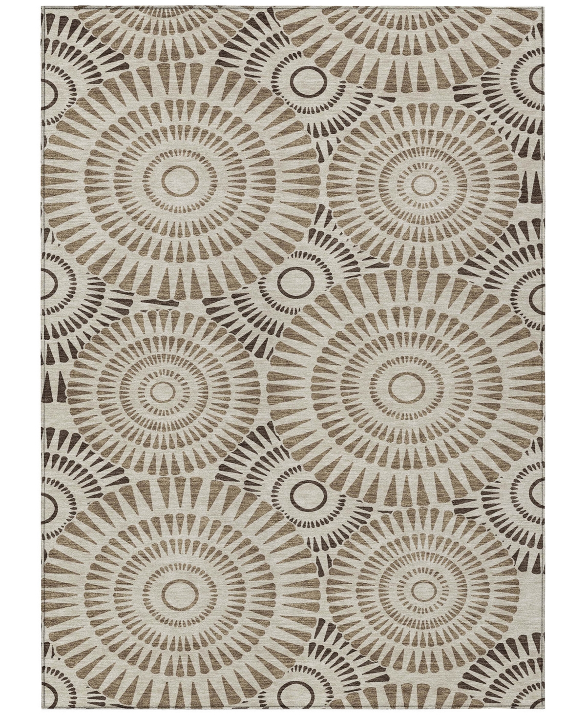 Addison Chantille Acn877 5'x7'6 Area Rug In Brown