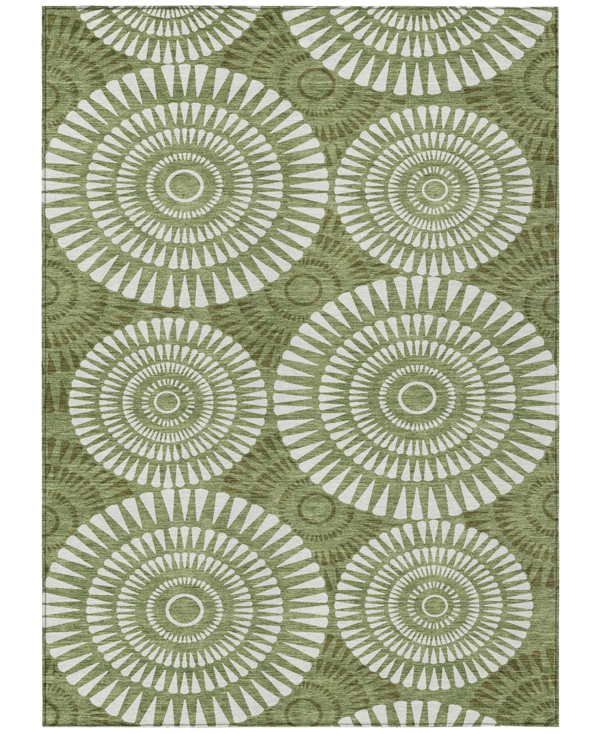 Addison Chantille Acn877 3'x5' Area Rug In Green