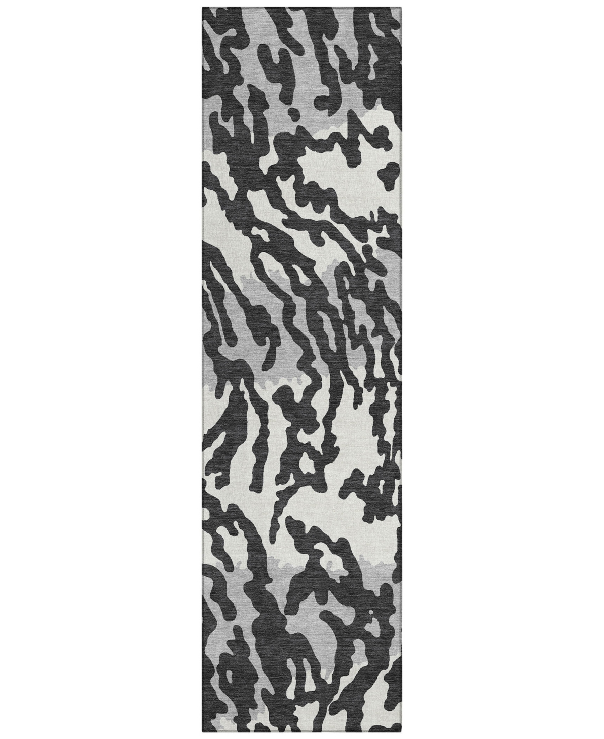 Addison Chantille Acn873 2'3"x7'6" Runner Area Rug In Black