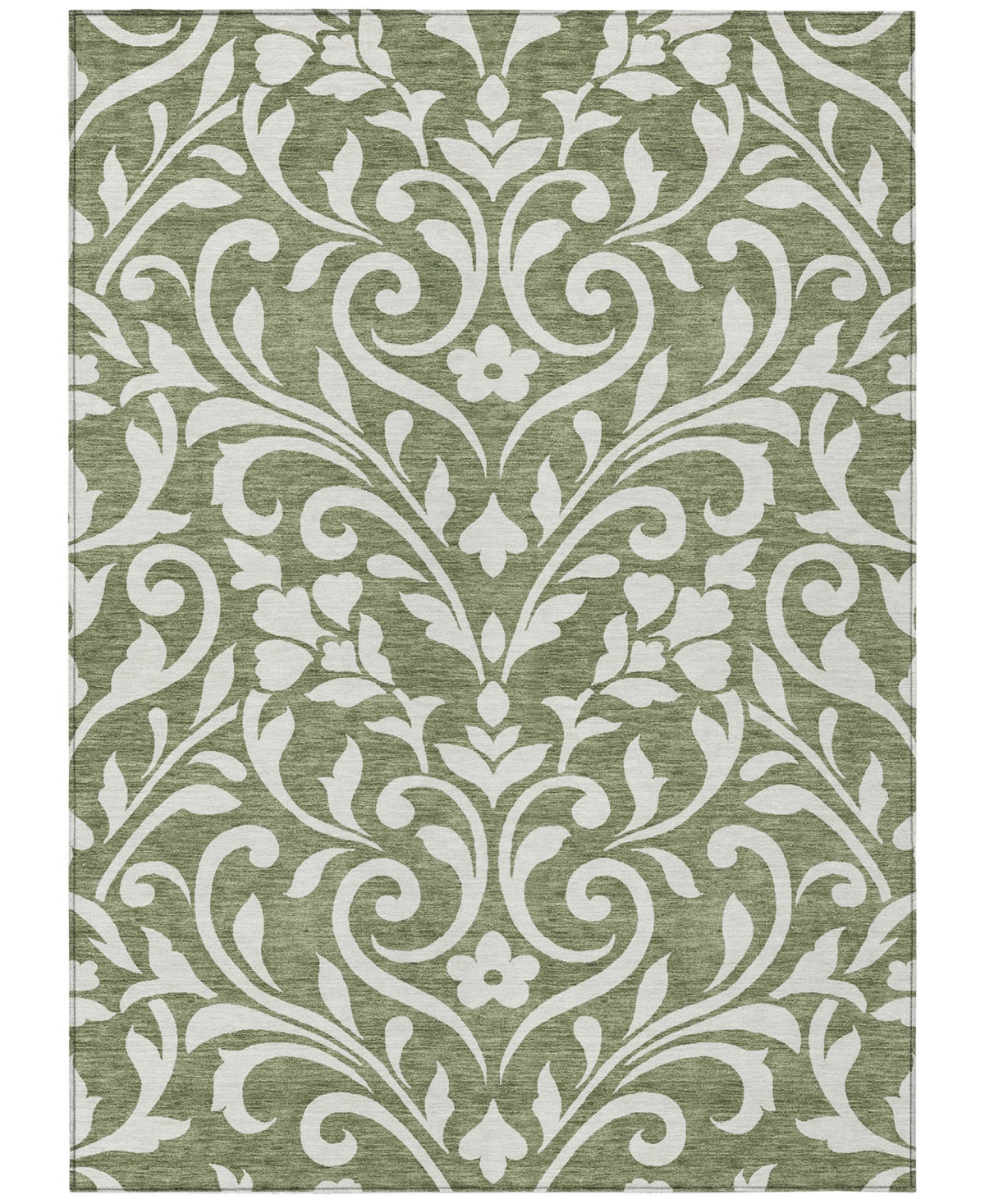 Addison Chantille Acn875 5'x7'6 Area Rug In Olive