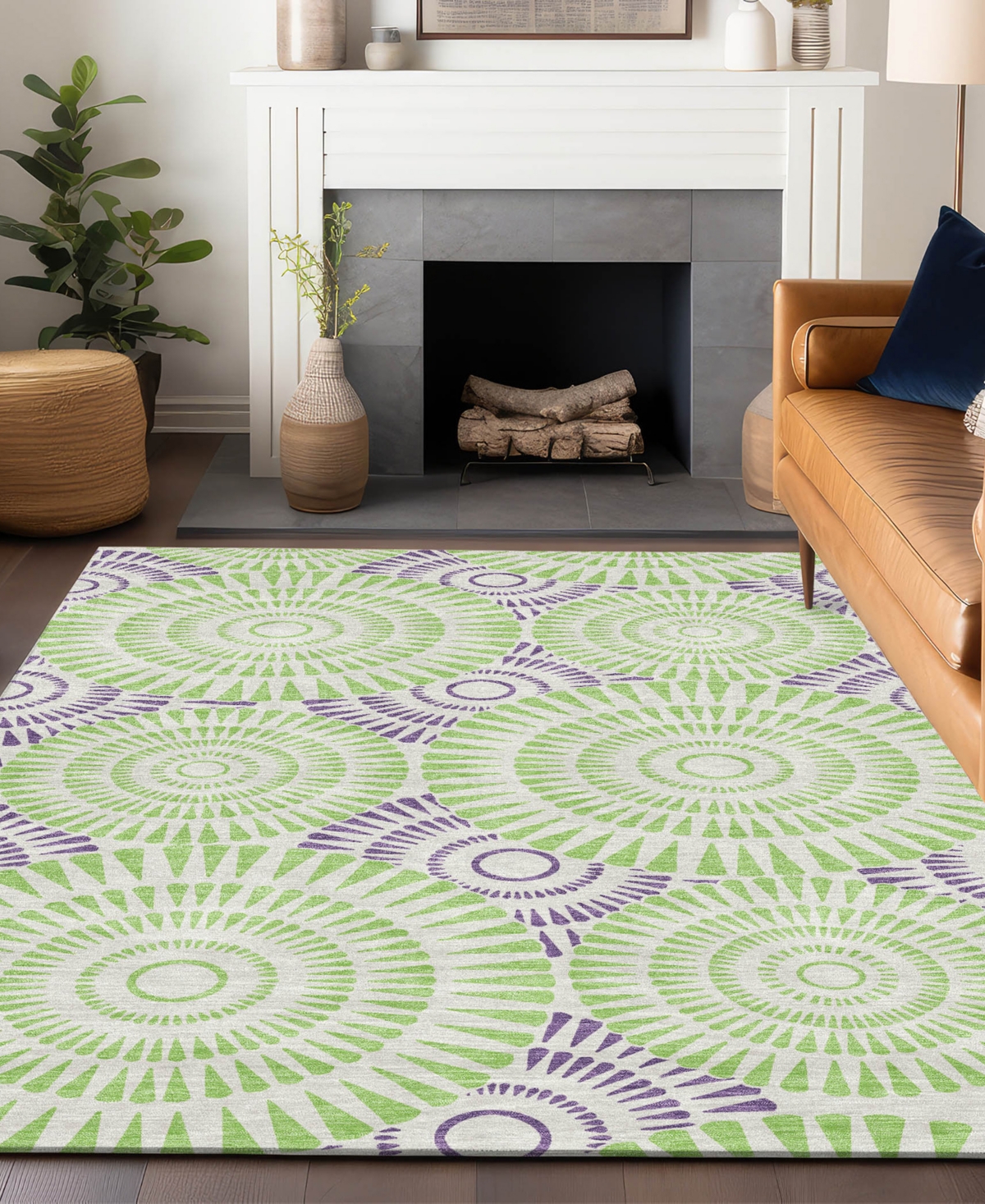 Addison Chantille Acn877 3'x5' Area Rug In White