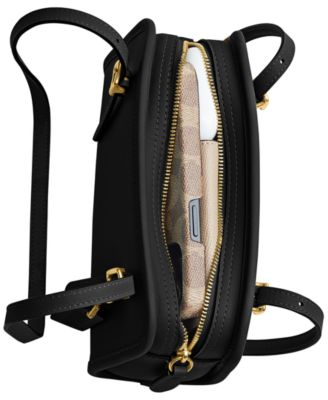 Swing Zip Mini Leather Shoulder Bag 20