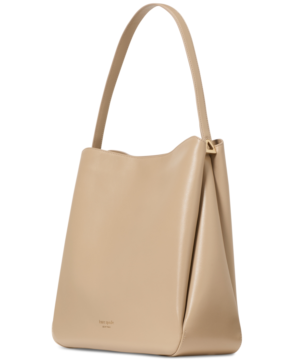 Kate Spade Grace Medium Leather Hobo Bag In Timeless Taupe