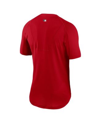 Men's Red Los Angeles Angels Authentic Collection Performance Raglan T-Shirt