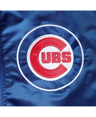Men's Royal Chicago Cubs The Captain II Full-Zip Varsity Jacket