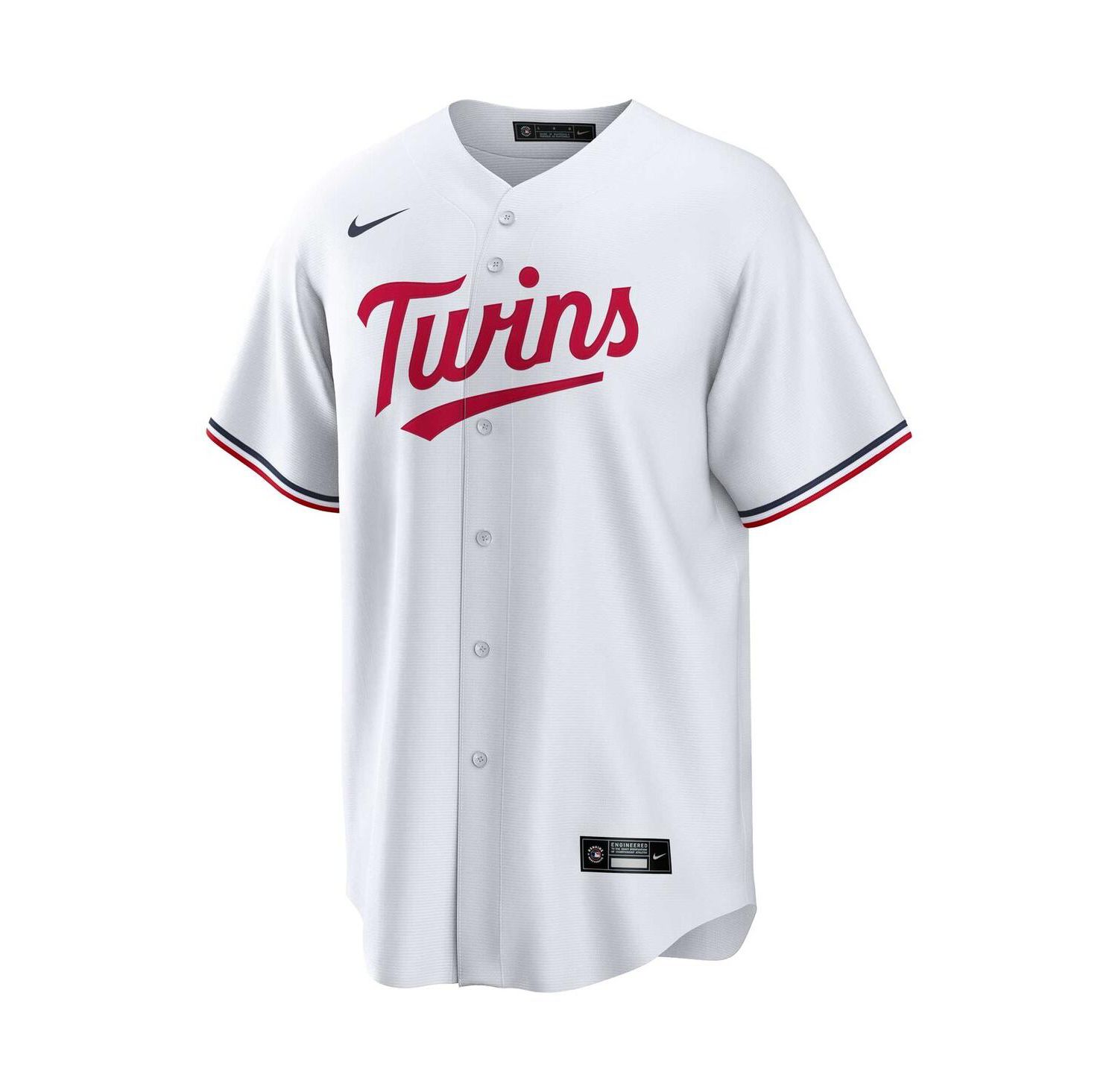 Men's White Minnesota Twins Home Replica Team Jersey