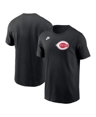 Nike - Men's Black Cincinnati Reds Cooperstown Wordmark T-shirt