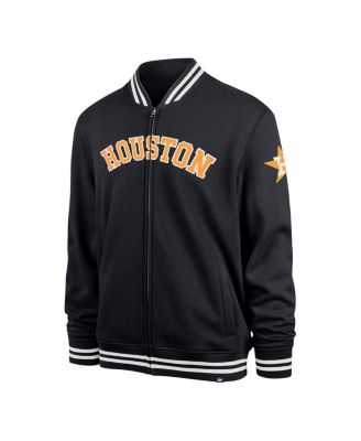 Men's Navy Houston Astros Wax Pack Pro Camden Full-Zip Track Jacket