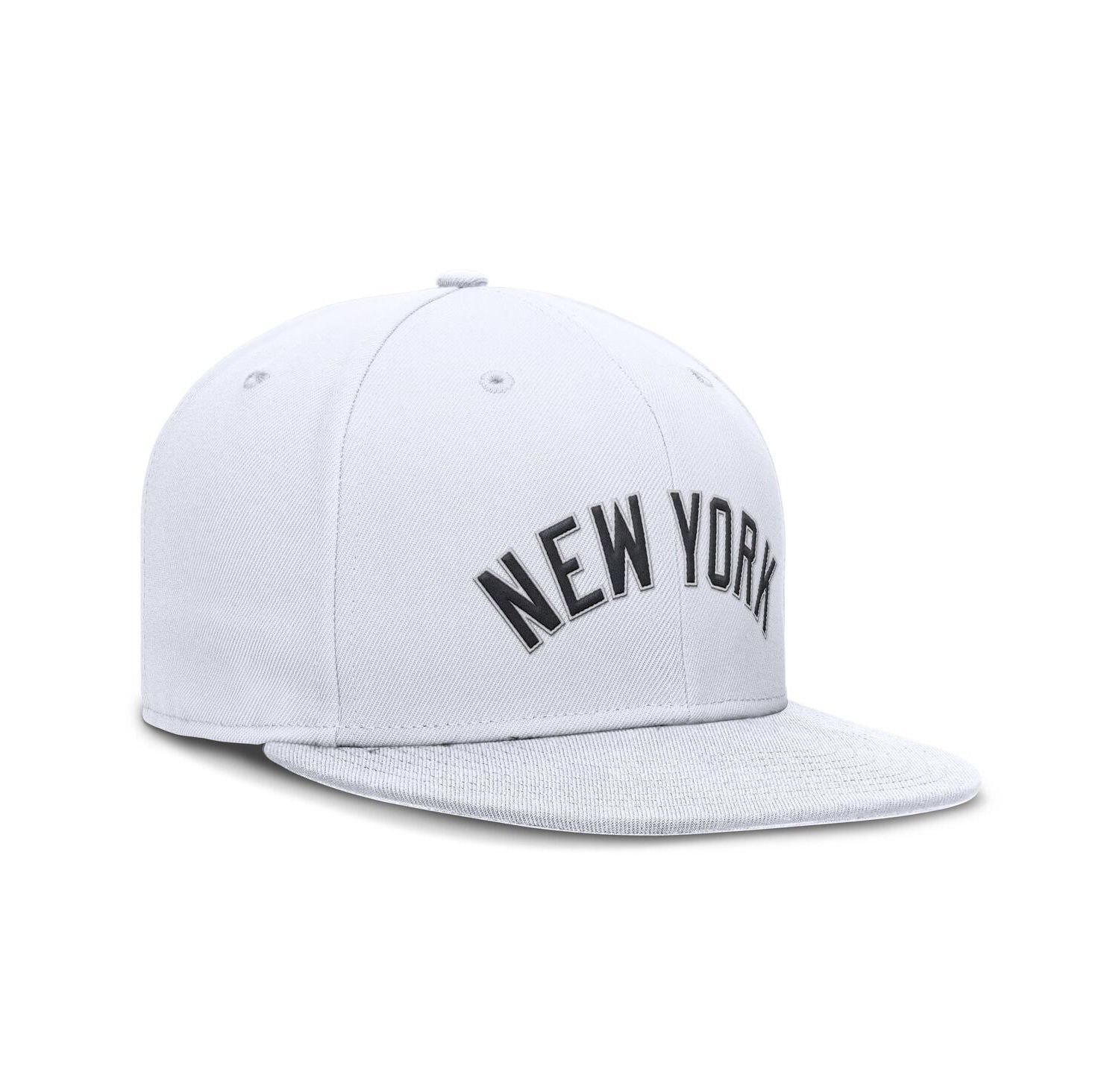 Men's White New York Yankees True Performance Fitted Hat