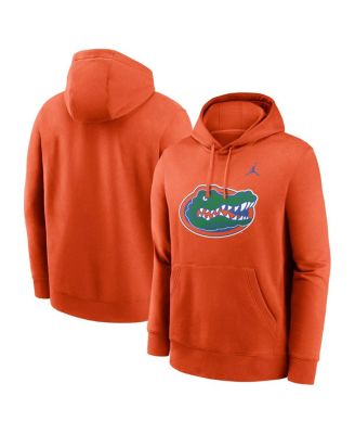 Jordan - Men's Orange Florida Gators Primetime Club Fleece Pullover Hoodie