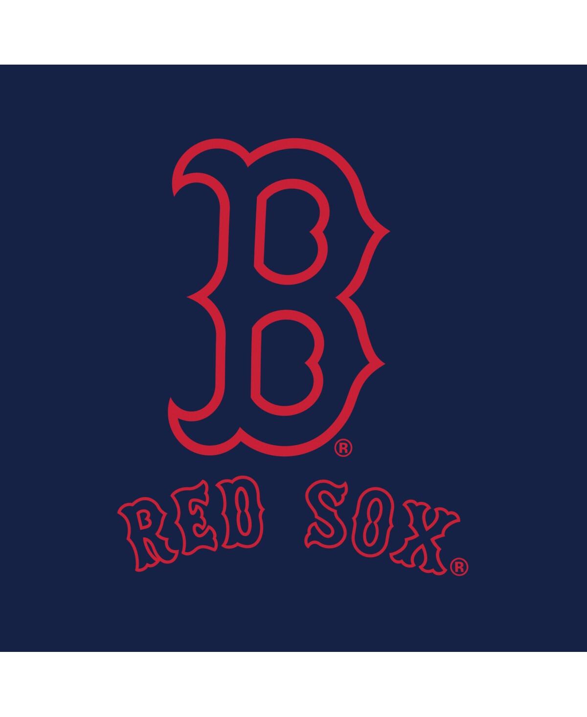Fanatics Women's Navy/white Boston Red Sox Backup Option Pullover Hoodie In Navy,white