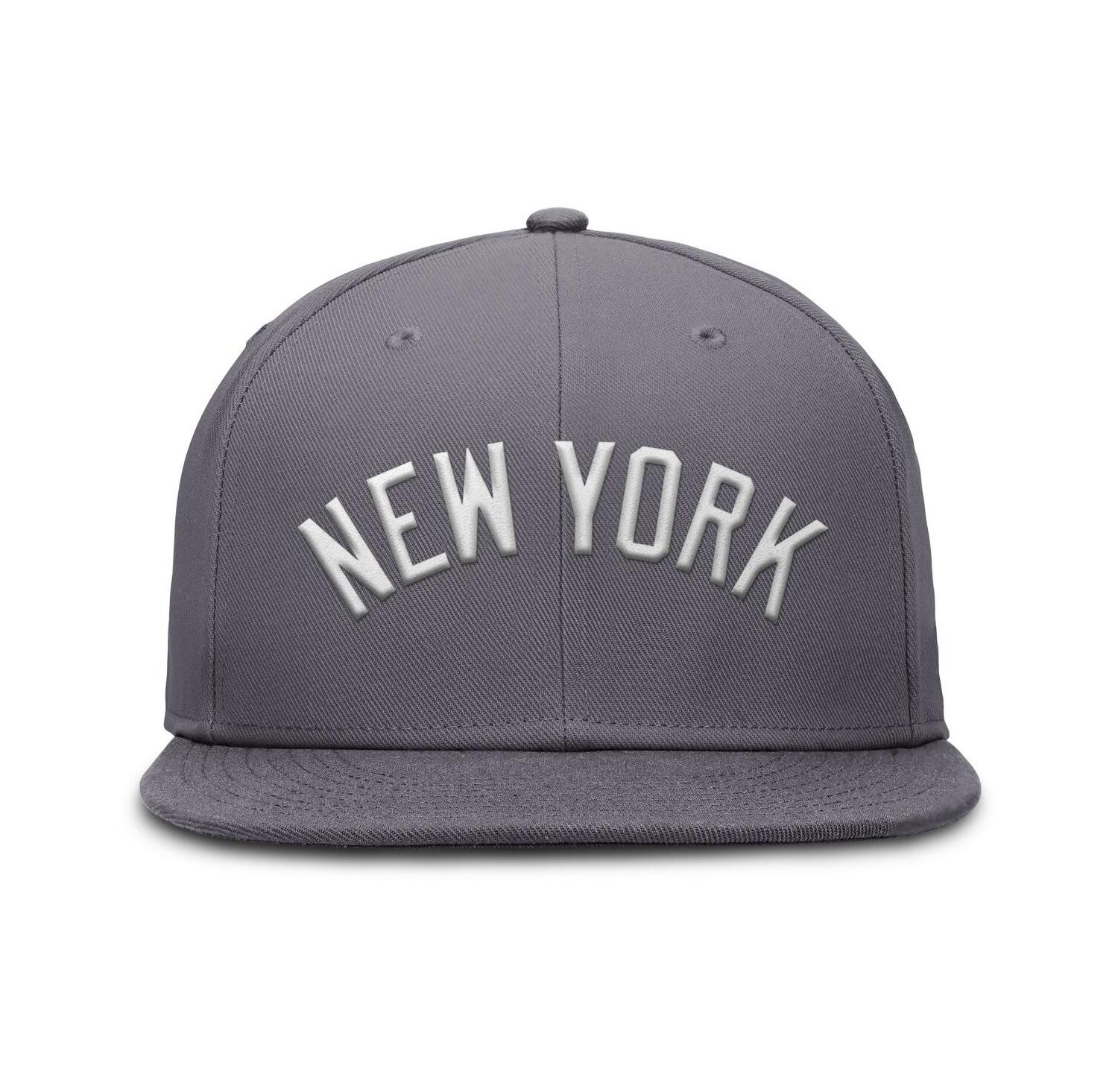 Men's Gray New York Yankees Performance True Fitted Hat