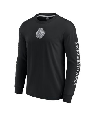 Men's Black Sacramento Kings Elements Strive Long Sleeve T-Shirt