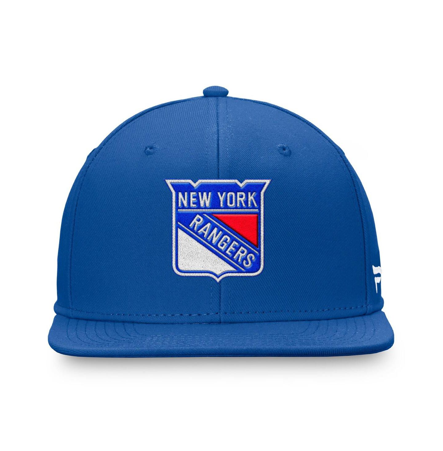 Мужская кепка Fanatics Royal New York Rangers Core Primary Logo Fitted Hat — фото 3