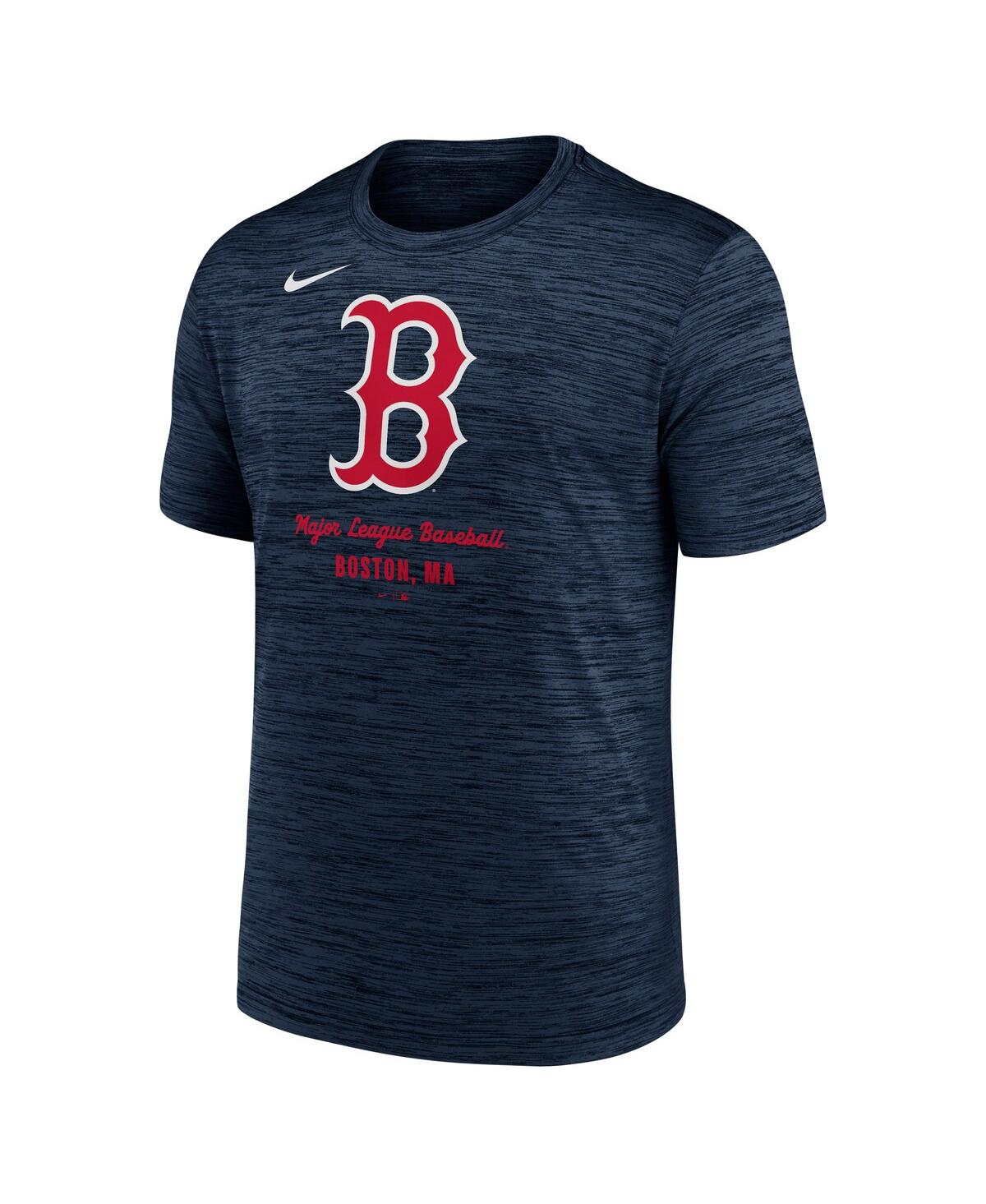 Nike Navy Boston Red Sox Velocity Performance T-shirt In Navy