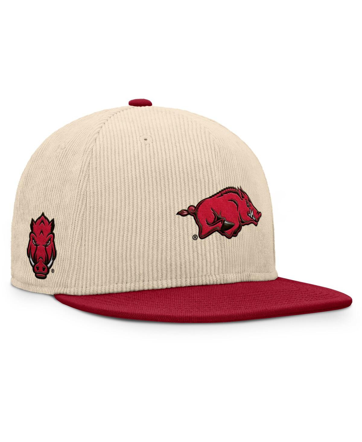 Fanatics Men's Tan Arkansas Razorbacks Catcher Snapback Hat In Tan