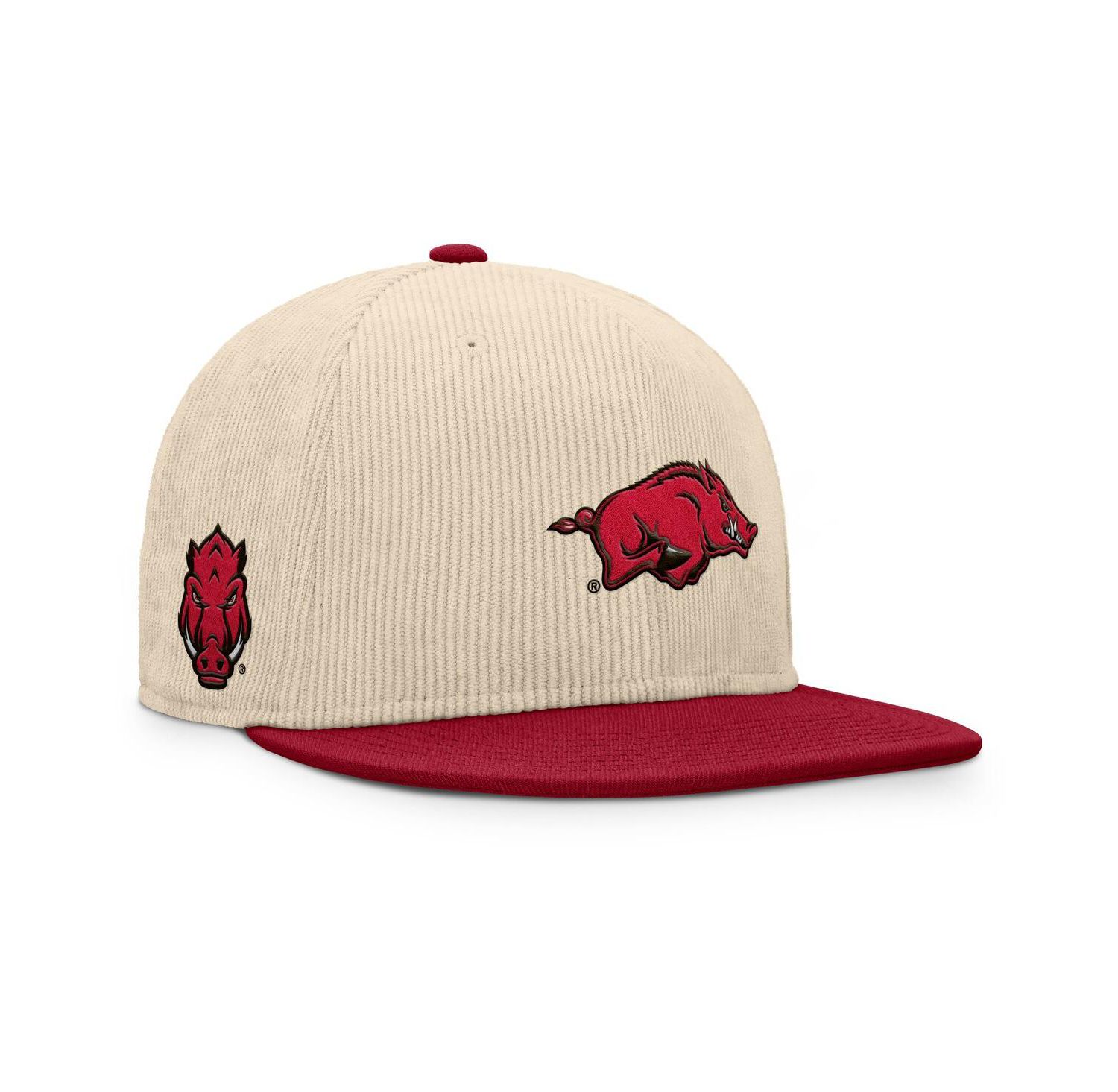 Men's Tan Arkansas Razorbacks Catcher Snapback Hat