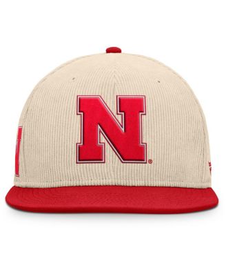 Men's Tan Nebraska Huskers Catcher Snapback Hat