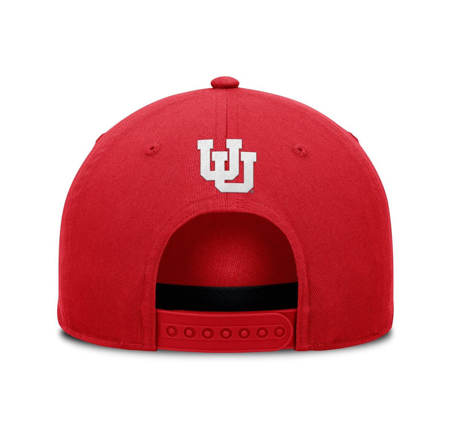 Men's Red Utah Utes Foul Ball Rope Adjustable Hat