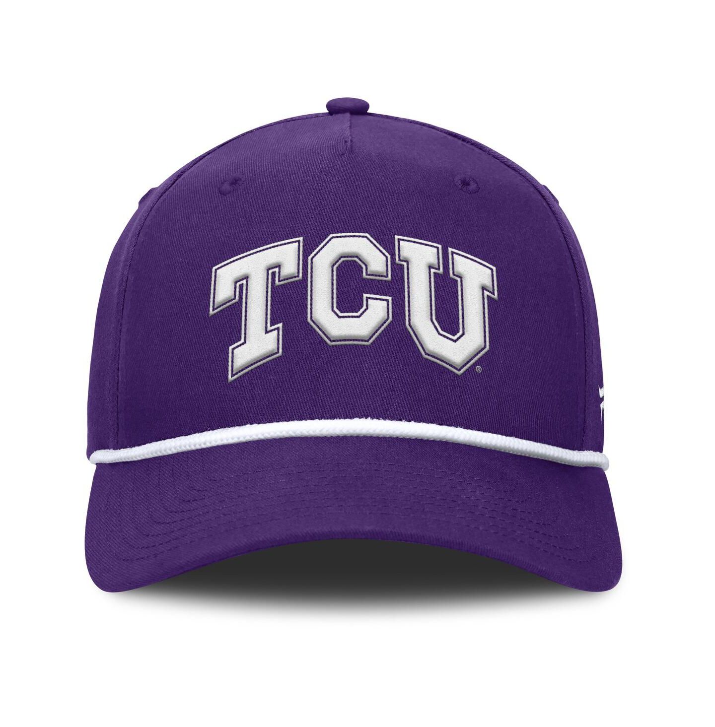 Мужская кепка Fanatics Purple TCU Horned Frogs Foul Ball Rope Adjustable Hat — фото 2