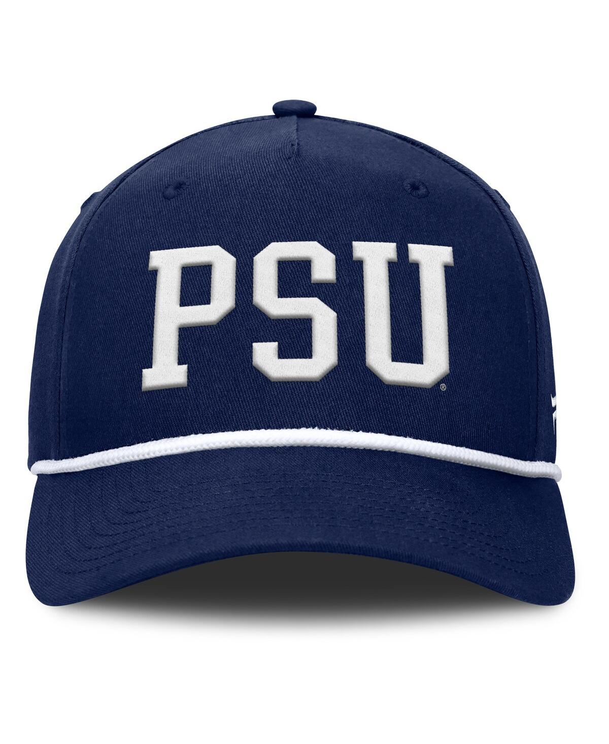 Fanatics Men's Navy Penn State Nittany Lions Foul Ball Rope Adjustable Hat In Navy