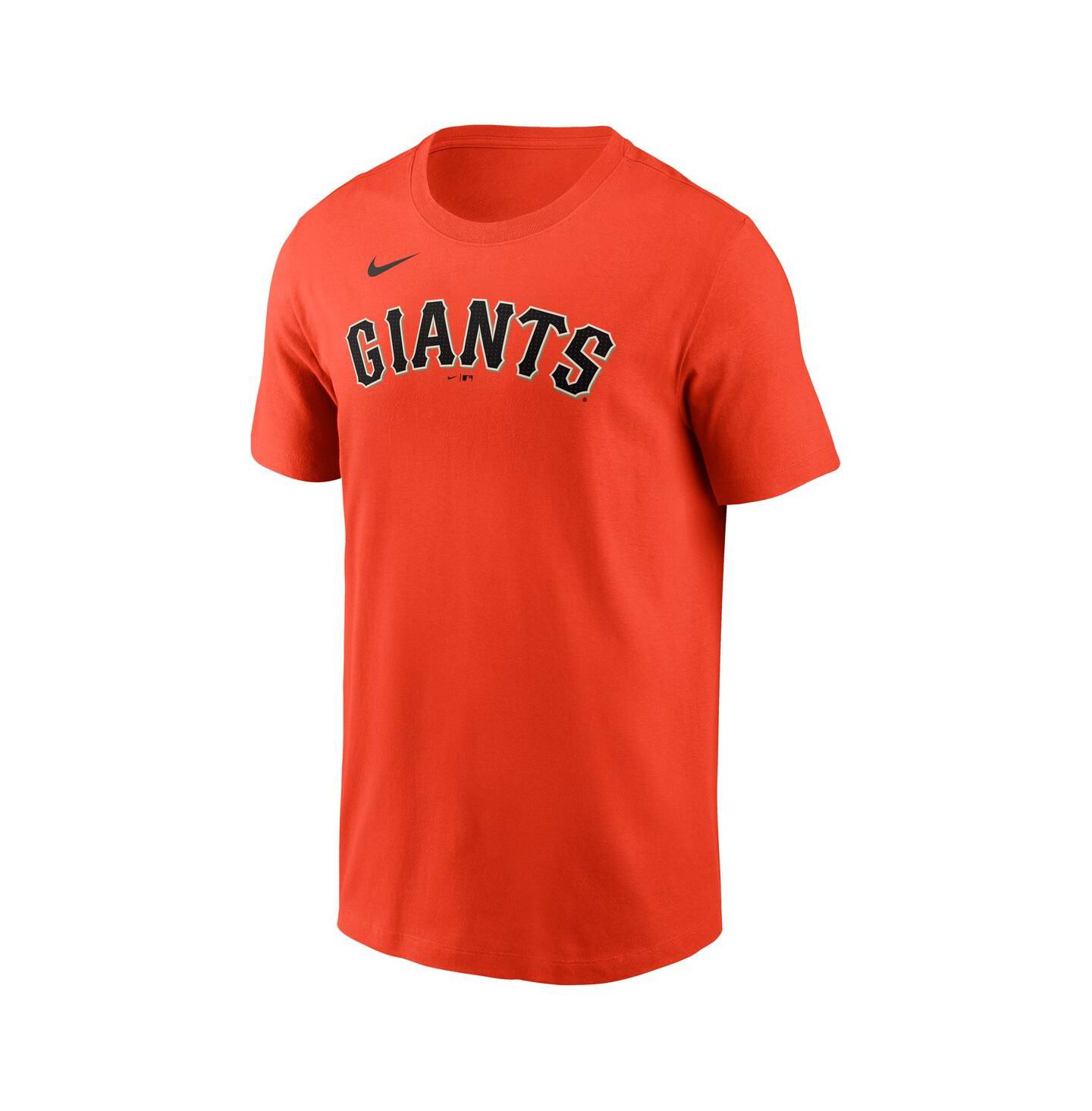 Мужская футболка Nike Willy Adames Orange San Francisco Giants Fuse Name & Number — фото 2
