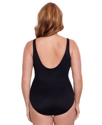 Plus Size Precioso Temptress Tummy Control One Piece Swimsuit