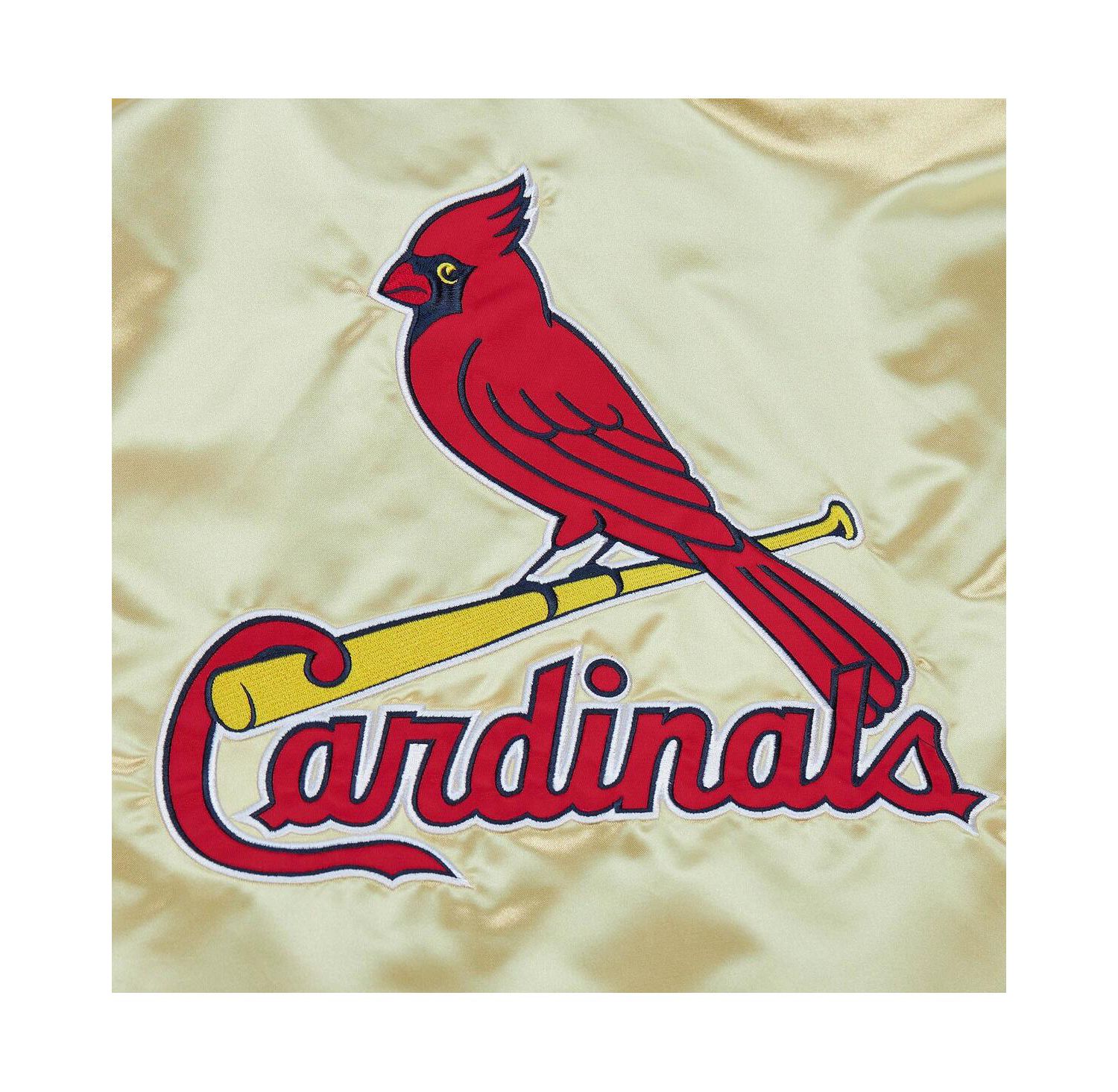 Men's Gold St. Louis Cardinals OG 2.0 Lightweight Satin Full-Zip Jacket