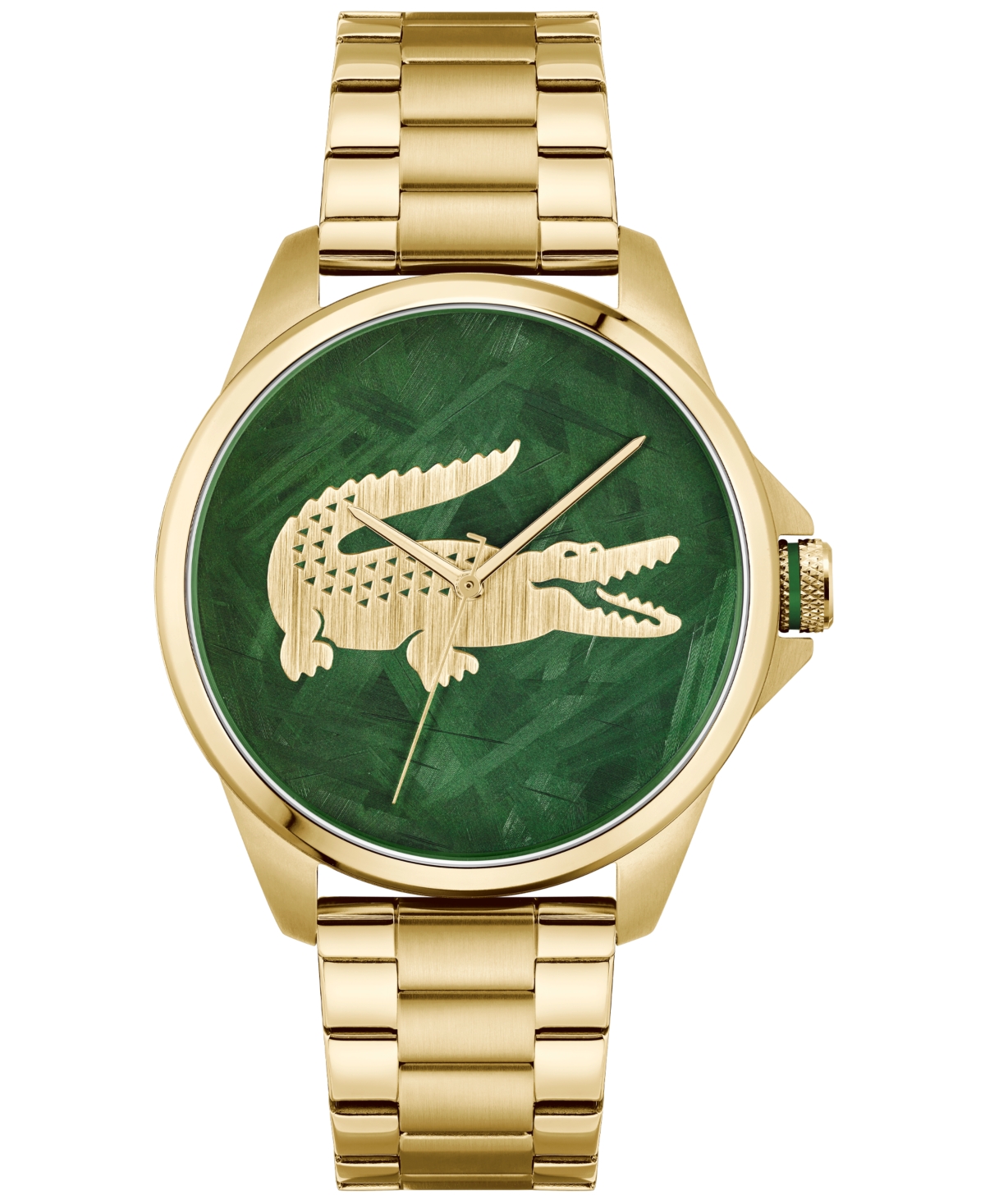 Men's Le Croc Gold Tone Stainless Steel Bracelet Watch, 43mm - Gold